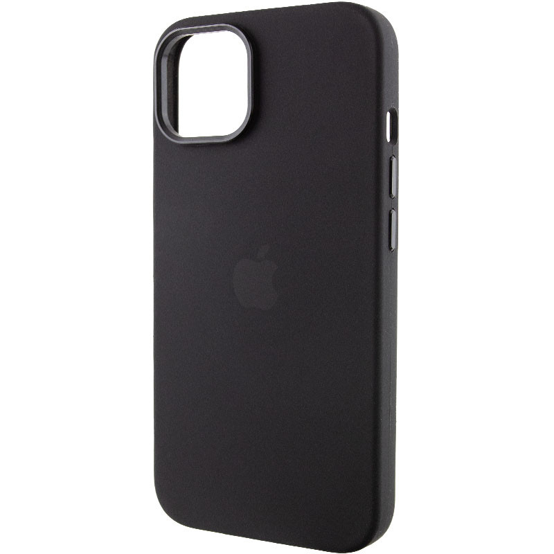 Silicone Case Full (Metal Frame and Buttons) для iPhone 13/14 (Black)-2